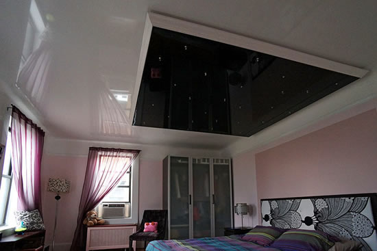 Фото потолка в спальне