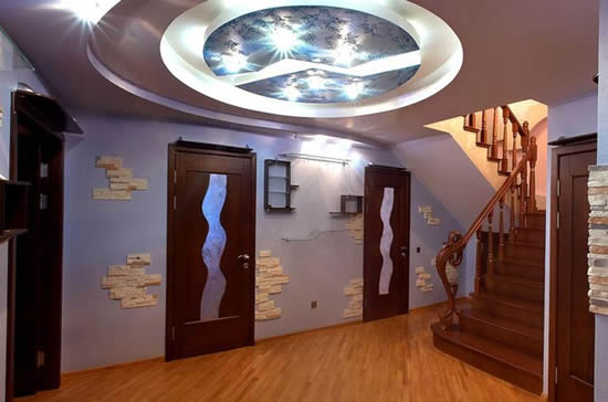 Круглая форма потолка