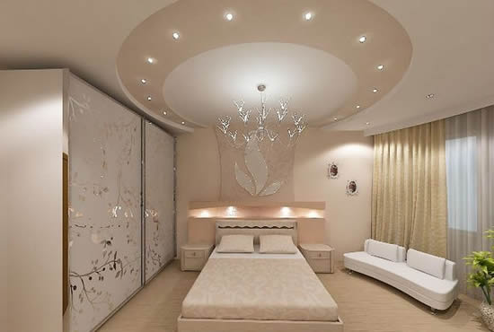 Акцент с помощью формы потолка