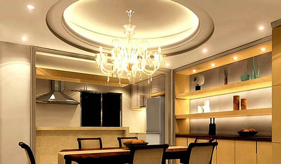 Красивый потолок для кухни