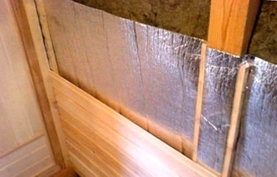 Утеплитель для стен бани