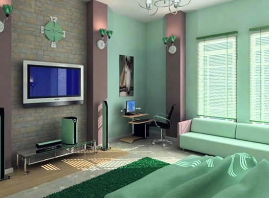 Мягкий мятный цвет