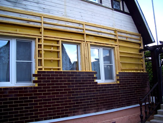 Каркас для монтажа фасадных термопанелей