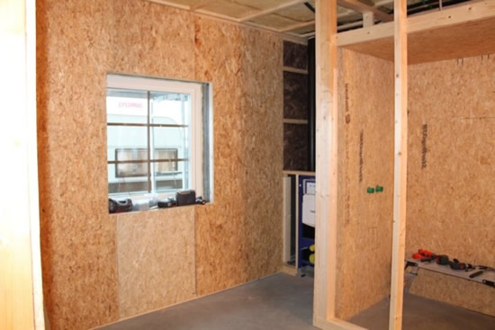 Отделка стен плитами ОСП
