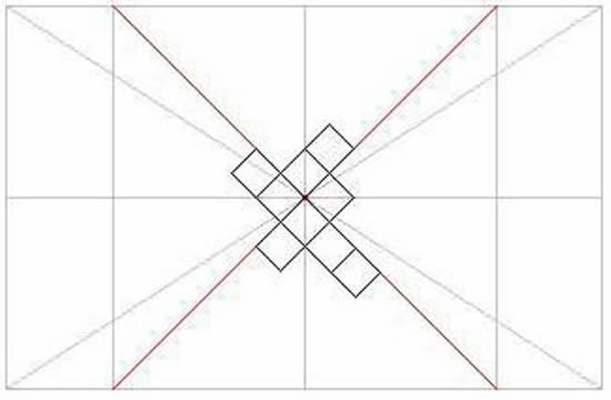 Разметка поверхности потолка