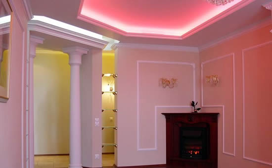 Светодиодная подсветка в интерьере