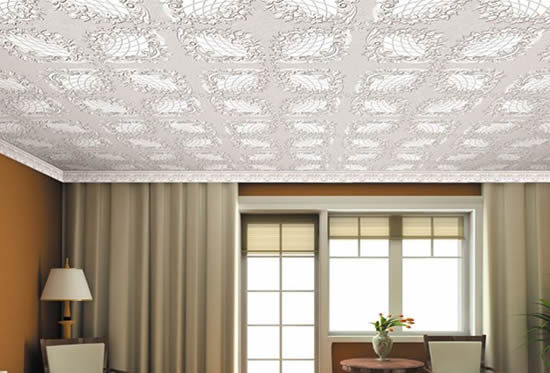 Экструдированная плитка для потолка