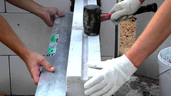 Монтаж пазогребневых плит