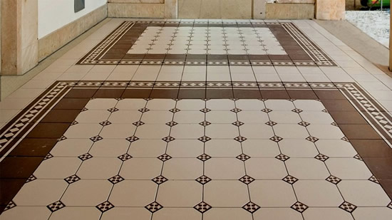 Современная узорчатая плитка для пола ПВХ