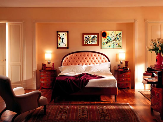 Жизнь в террактовых тонах - спальня