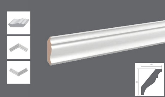 Потолочные карнизы Ultrawood