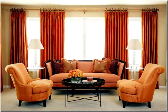 Сочетание терракотового цвета2