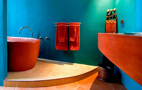 Сочетание терракотового цвета