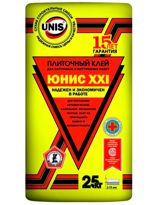 клей для плитки «Юнис